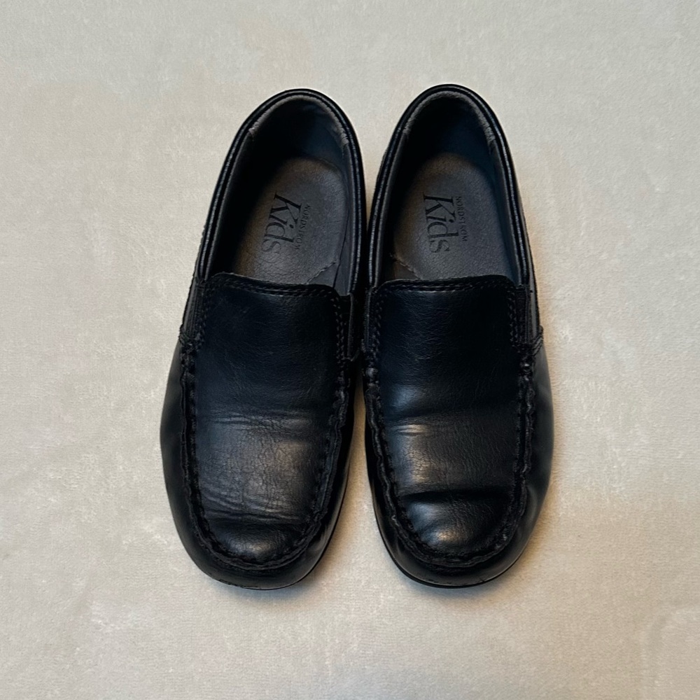 Kids Black Dress Shoes